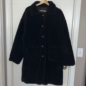 Black Teddy Coat